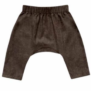 Boys soft cotton brown trousers