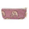 elephant pencil case pink