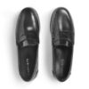 start rite Black high shine leather slip-on school shoes