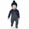 1+ In the family Ferran Green Cotton Knit Baby Trousers