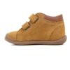 baby velcro camel suede trainers