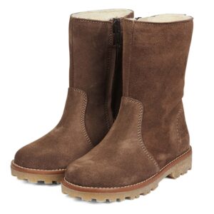Angulus brown suede wool lined boots
