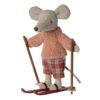 Maileg Big sister Mouse with Skis