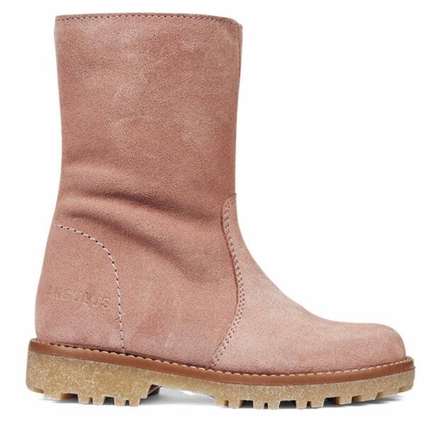 girls pink suede winter boots