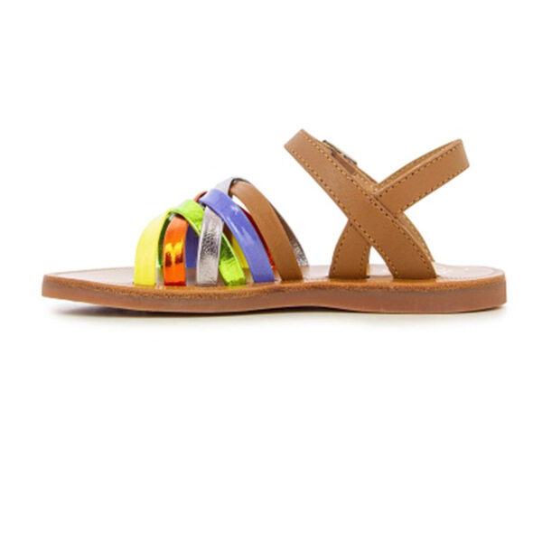 girls multi colour strap sandals