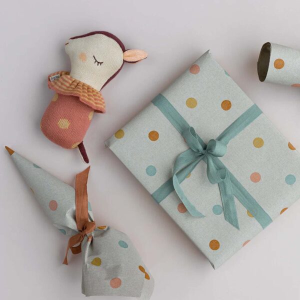 Maileg Bambi rattle Rose