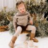 Kids beige cashmere jumper