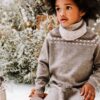 Kids cashmere jumper grey