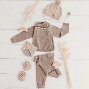 grey cashmere baby jumper