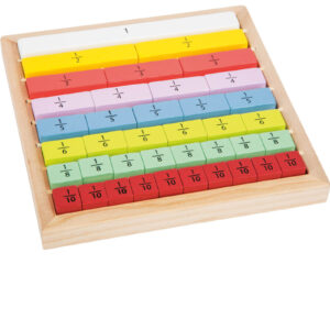 Fractions learning board for kids