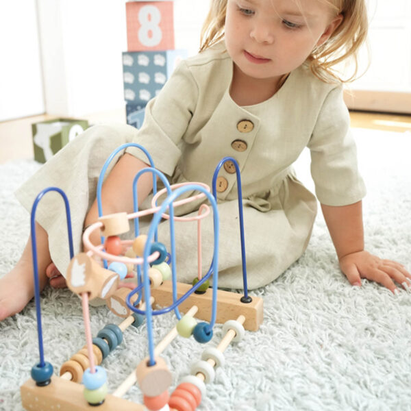 small foot bead maze