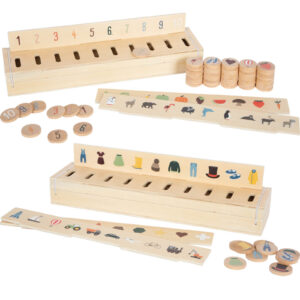 wooden Picture Sorting Box World Explorer